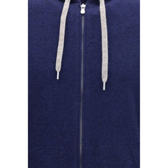 Brunello Cucinelli Blue Cashmere Sweatshirt