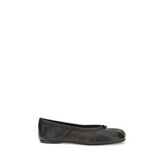 Maison Margiela Black Lamb Ovis Aries Aries Ballet Flats