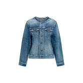 Balenciaga Blue Wool Oves Aries Denim Jacket