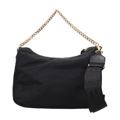 Versace Black Fabric Handbag