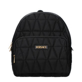 Versace Black Fabric Backpack