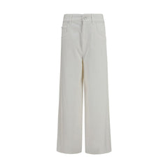 Brunello Cucinelli Beige Cotton Jeans Denim