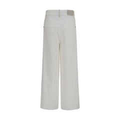 Brunello Cucinelli Beige Cotton Jeans Denim