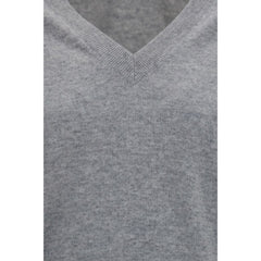 Brunello Cucinelli Gray Cashmere Sweater