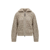 Brunello Cucinelli Beige Wool Oves Aries Cardigan