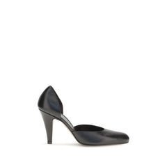 The Row Black Lamb Ovis Aries High Heel Pumps
