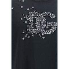 Dolce & Gabbana Black Cotton T-Shirt