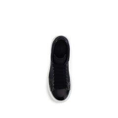 Alexander McQueen Blue Calf Leather Bos Taurus Chunky Sneakers