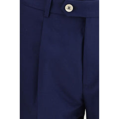 Brunello Cucinelli Blue Wool Oves Aries Two-Piece Suit