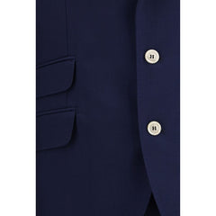 Brunello Cucinelli Blue Wool Oves Aries Two-Piece Suit