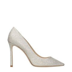 Jimmy Choo Gold Plastic High Heel Pumps