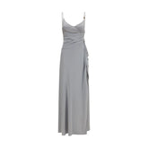Versace Gray Viscose Casual Dress