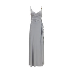 Versace Gray Viscose Casual Dress
