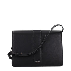 Jimmy Choo Black Leather Crossbody Bag