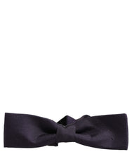 Dolce & Gabbana Men Violet 100% Silk Adjustable Neck Papillon Bow Tie