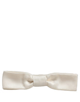 Dolce & Gabbana Men White 100% Silk Adjustable Neck Papillon Bow Tie