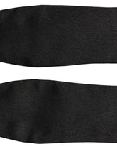 Dolce & Gabbana Men Black 100% Silk Adjustable Neck Papillon Bow Tie