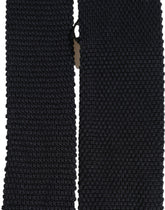 Dolce & Gabbana Men Dark Blue 100% Silk Adjustable Men Tied Necktie Tie