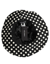 Dolce & Gabbana Black White Polka Dot Cotton Bucket Capello Hat