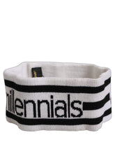 Dolce & Gabbana White Wool Knit #DGmillennials Head Band One Size Hat