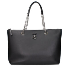 Jimmy Choo Black Leather Shoulder Bag