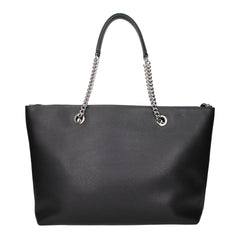 Jimmy Choo Black Leather Shoulder Bag