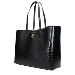 Jimmy Choo Black Leather Shoulder Bag