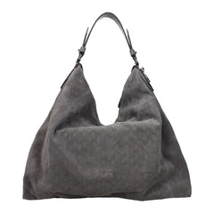 Jimmy Choo Gray Leather Shoulder Bag