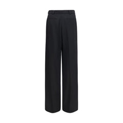 Saint Laurent Black Wool Oves Aries Dress Pants