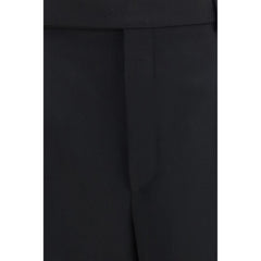 Saint Laurent Black Wool Oves Aries Dress Pants