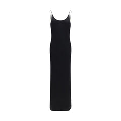 Saint Laurent Black Viscose Casual Dress