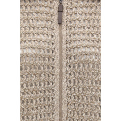 Brunello Cucinelli Gray Cashmere Cardigan