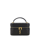 Saint Laurent Black Lamb Ovis Aries Shoulder Bag