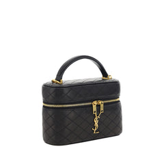 Saint Laurent Black Lamb Ovis Aries Shoulder Bag
