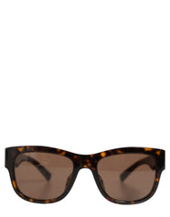 Dolce & Gabbana DG4390F Brown Acetate Frame Polarized Lenses Sunglasses