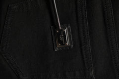 Dolce & Gabbana Black Cotton Stretch Skinny Denim Jeans