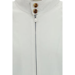 Brunello Cucinelli White Cotton Full-Length Jacket