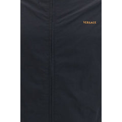 Versace Black Polyamide Bomber
