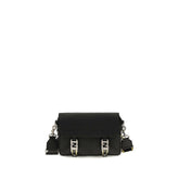 Fendi Black Calf Leather Bos Taurus Shoulder Bag