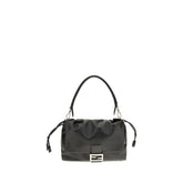 Fendi Black Calf Leather Bos Taurus Shoulder Bag