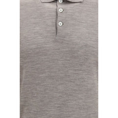 Brunello Cucinelli Gray Cashmere Sweatshirt