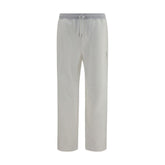 Brunello Cucinelli White Cotton Casual Pants