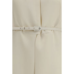 Fendi Beige Wool Oves Aries Casual Dress