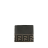 Fendi Brown Calf Leather Bos Taurus Wallet