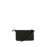 Fendi Brown Polyester Shoulder Bag