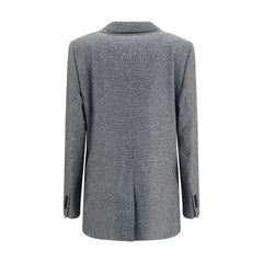 Dolce & Gabbana Gray Wool Oves Aries Blazer