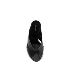 Versace Black Lamb Ovis Aries Aries Mules