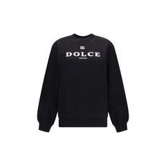 Dolce & Gabbana Black Cotton Sweatshirt