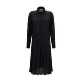 Fendi Black Silk Casual Dress