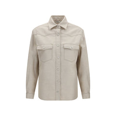 Fendi Beige Denim Shirt